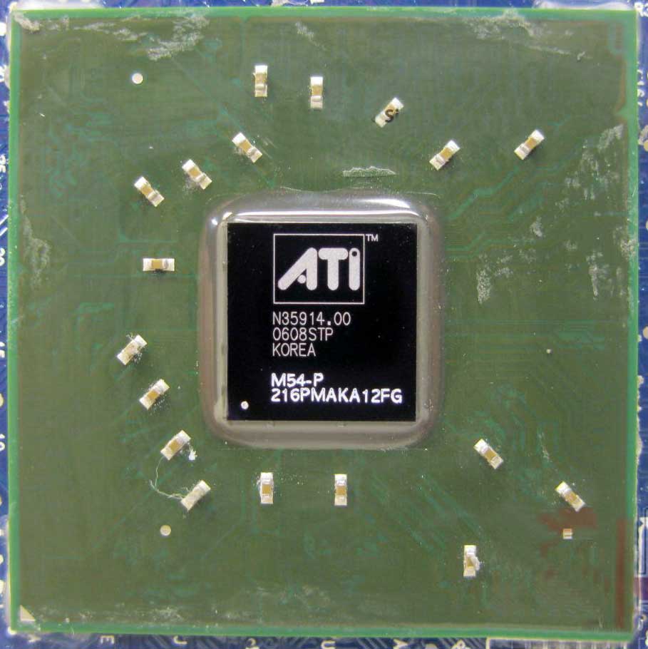 ATi M54-P 216PMAKA12FG мобильный видео чип GPU