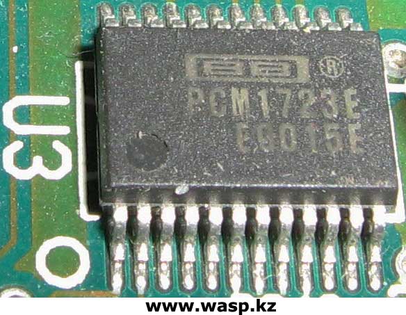 PCM1723E конвертер цифрового звука в аналоговый, производство Burr-Brown