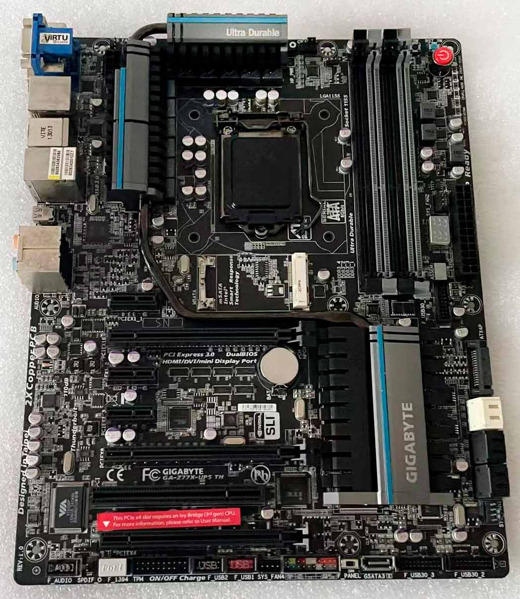 Материнская плата Gigabyte GA-Z77X-UP5 TH обзор и тестирование