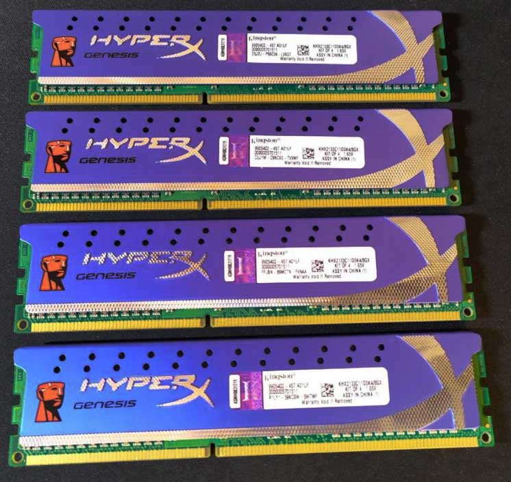 Kingston КНХ2133С11D3K4-16GX обзор DDR3 памяти, разгон и тестирование