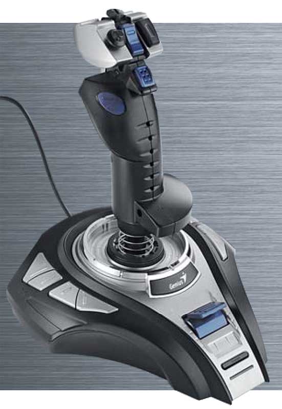 Джойстик Genius MetalStrike Force Feeddback обзор, плюсы и минусы