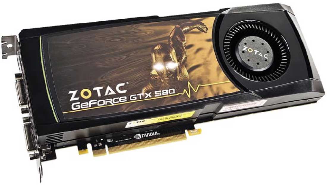 Видеокарта Zotac GeForce GTX 580 (ZT-50101-10P) обзор