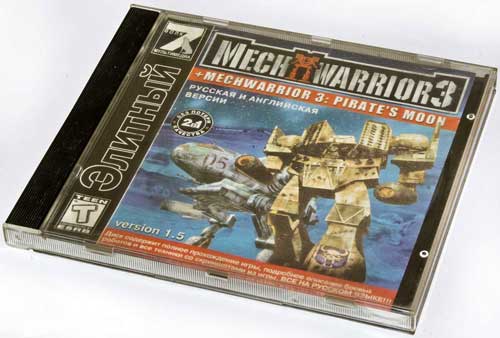MechWarrior 3 древняя компьютерная игра MechWarrior 3 древняя компьютерная игра компакт диск с сиграми от 1С или Бука