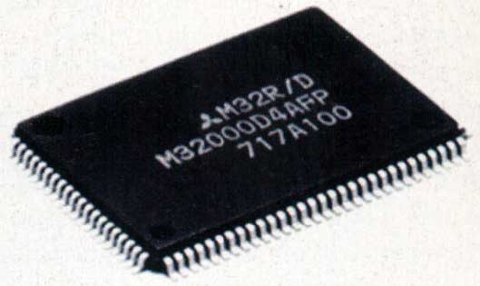 Mitsubishi M32R/D M32000D4AFP чип оперативной памяти