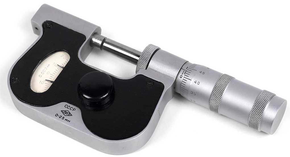 Рычажный микрометр 0-25 мм производства ЛИЗ