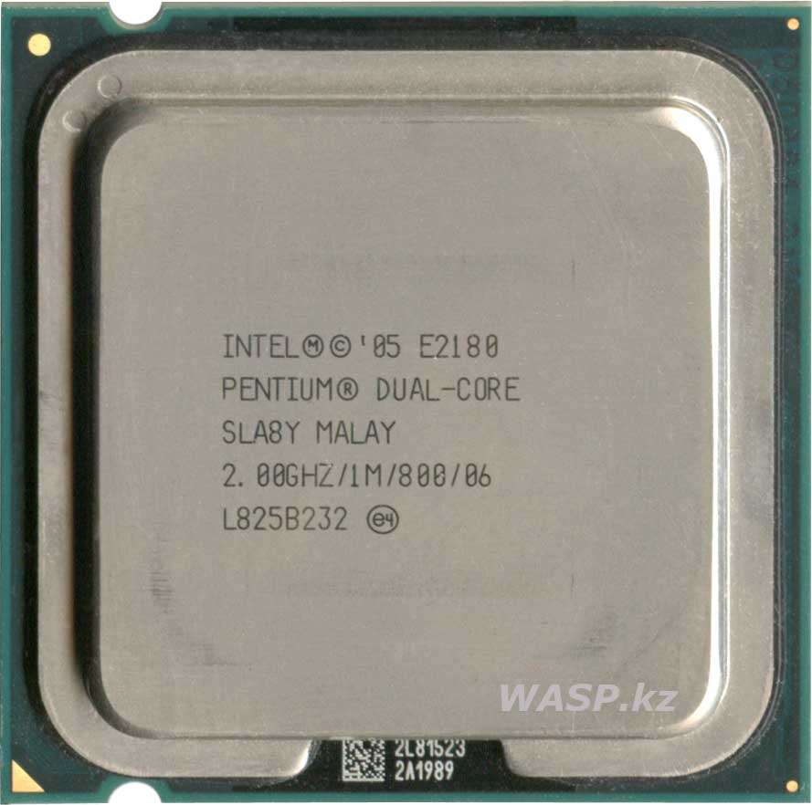 Intel Pentium Dual-Core E2180 полное описание процессора на LGA775