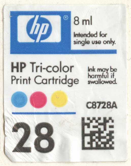 HP C8728A - картридж для струйных принтеров HP
