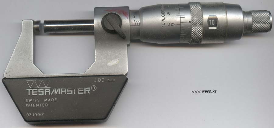 Микрометр 0-25 мм TESAMaster Swiss Made