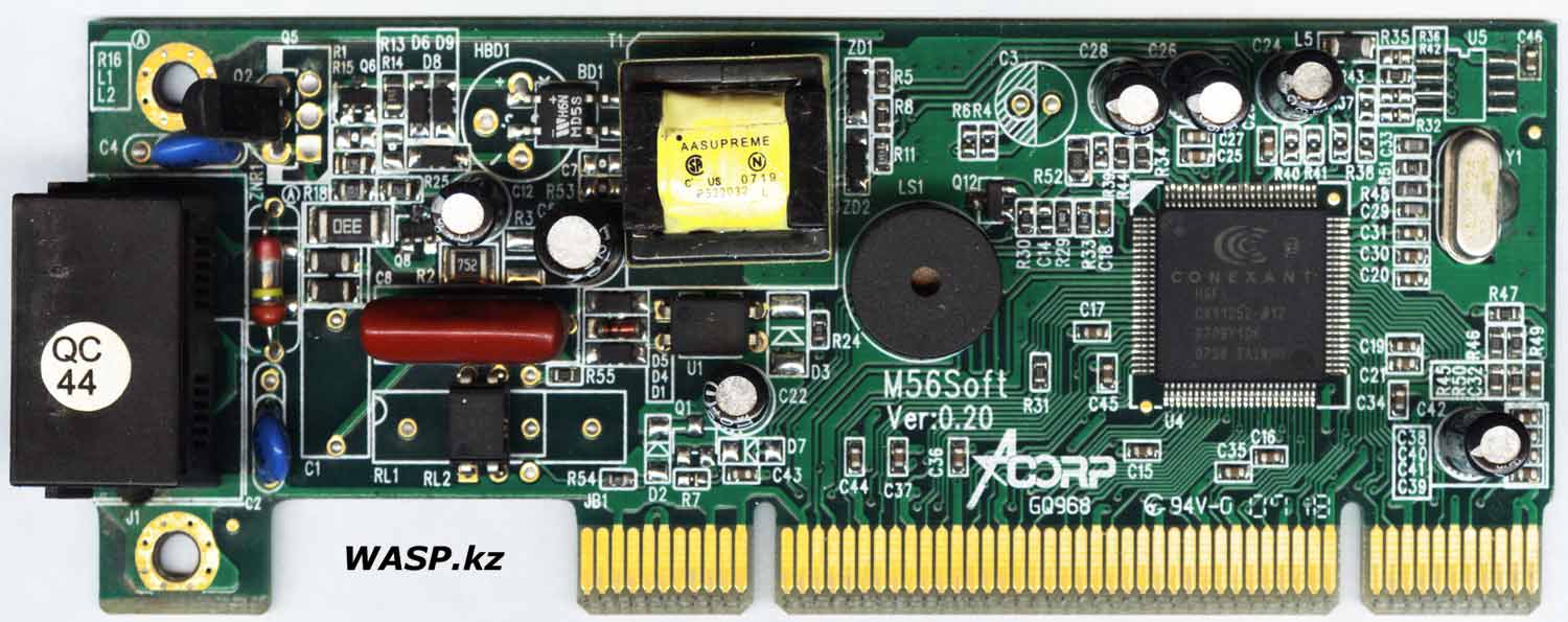 M56Soft Ver:0.20 ACORP GQ968 полное описание модема