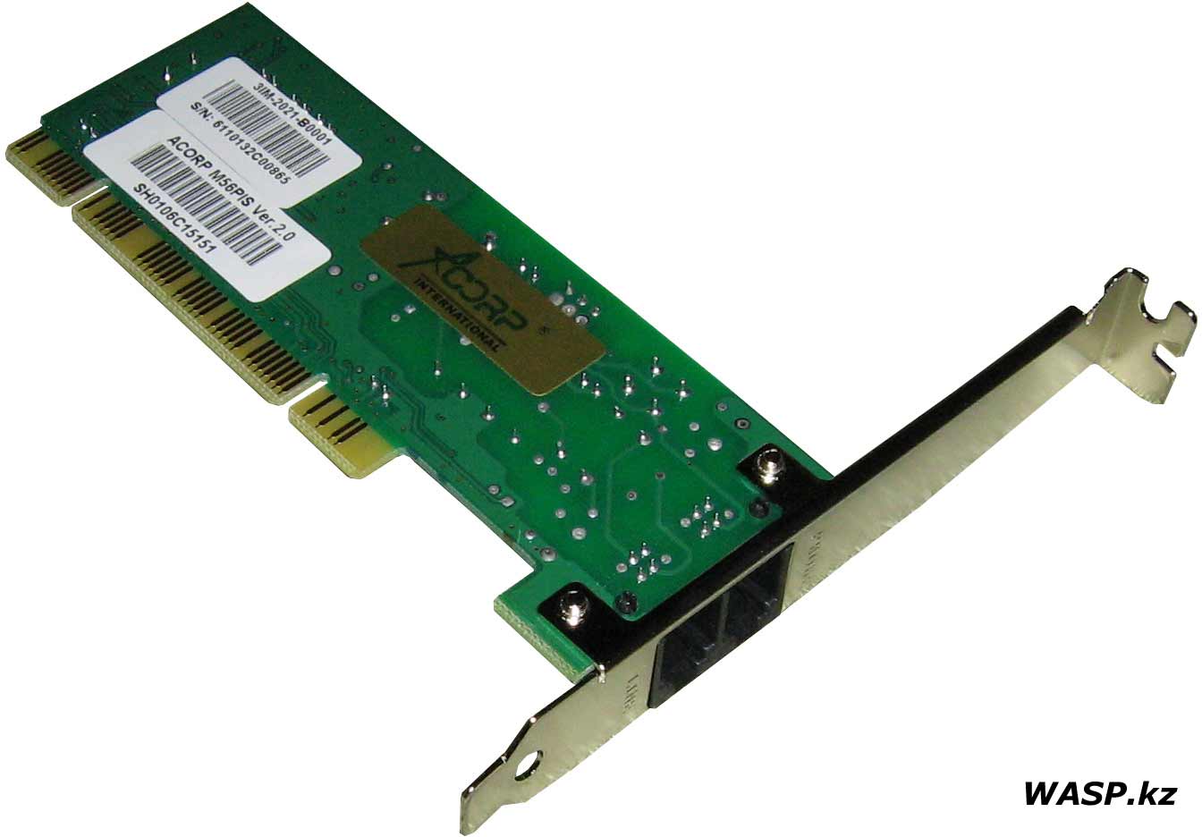 Acorp M56PIS модем PCI описание