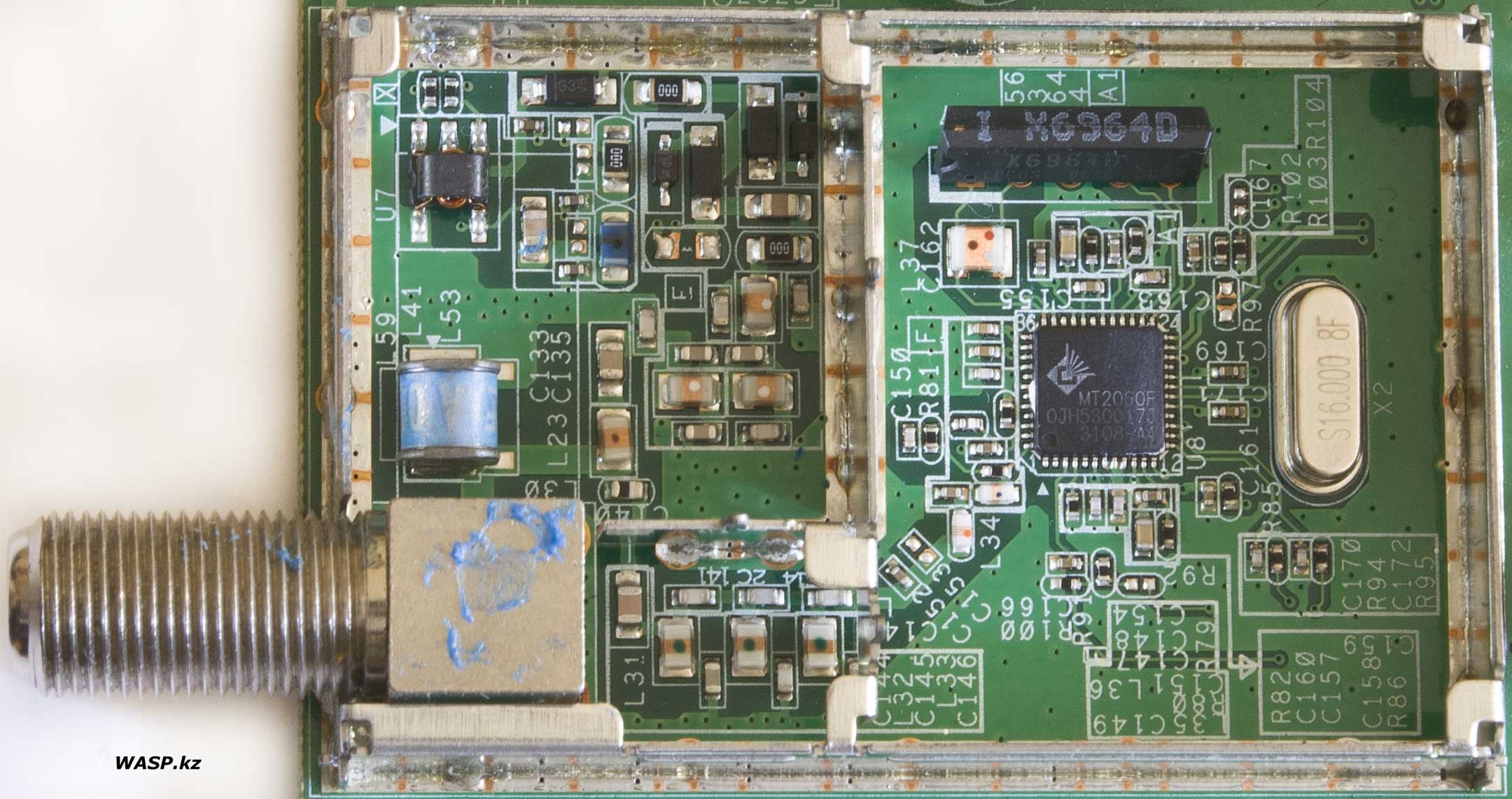 MT2060F чип в модеме ARRIS CM550A ВЧ блок