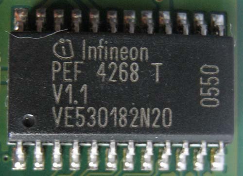 Infineon PEF 4268 T V1.1 VE530182N20