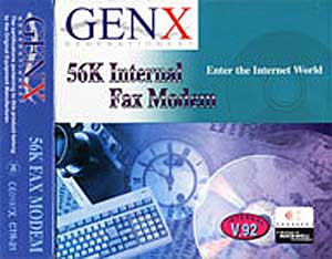 Genx internal 56K fax modem drivers