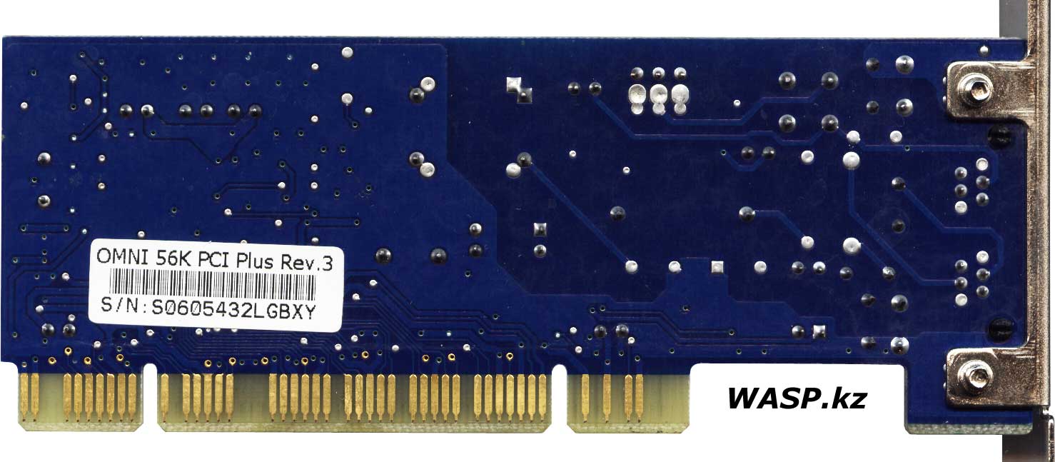 ZyXEL OMNI 56K PCI Plus Rev.3 обзор модема
