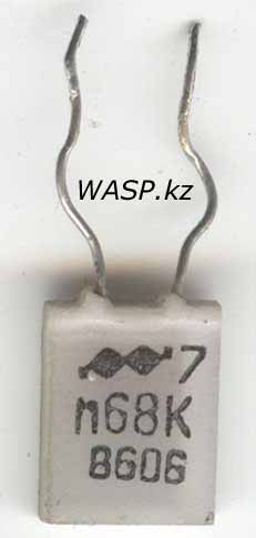 Маркировка конденсатора n68K или 681