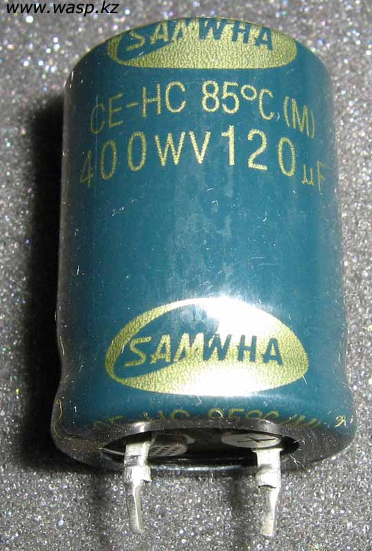  SAMWHA 120µF  400WV  CE-HC