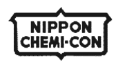 Логотип Nippon Chemi-Con, именно им маркируются детали компании