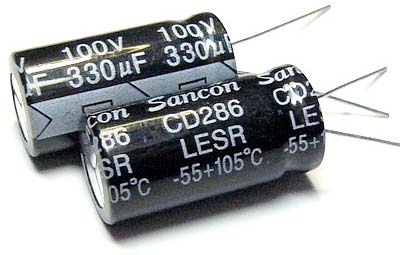 Sancon СВ286 330мкф на 100 вольт LESR
