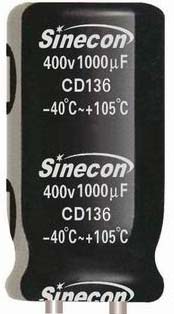 Sinecon 1000 mF 400V CD136
