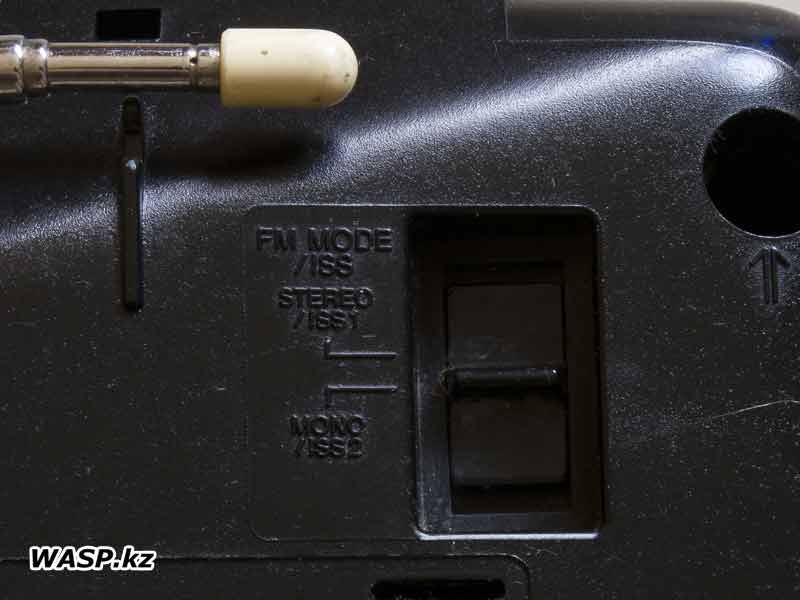 Sony CFS-204L переключатель режимов FM приемника