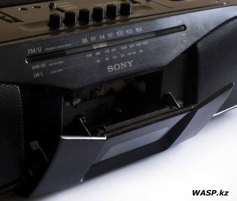 Sony CFS-204L характеристики магнитолы, Япония