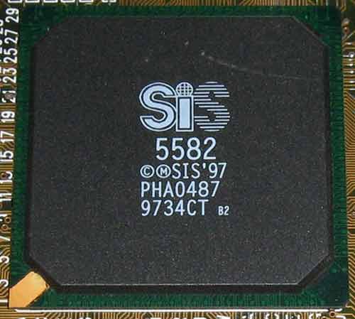 SiS 5582 чипсет матплаты GIGABYTE GA-586S4 Rev 1.2
