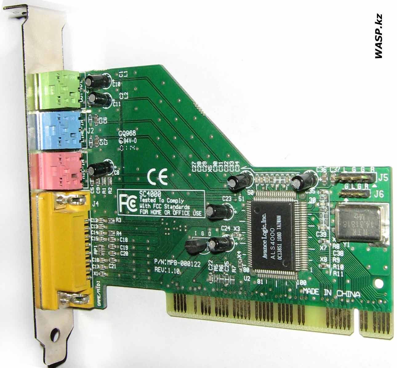 ALS31M186960 (SC4000) - ALS4000, PCI звуковая карта
