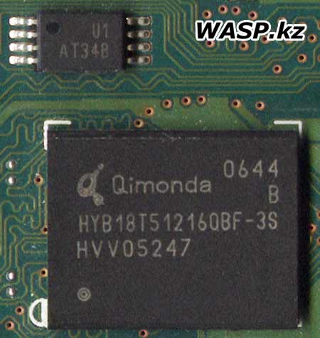 Qimonda HYB18T512160BF-3S чип памяти, описание