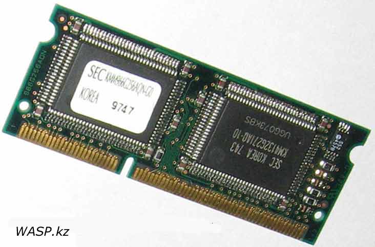 SEC KMM966G256AQN-G0 обзор оперативной памяти