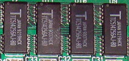 TC514256AJ-80 чипы видеопамяти SiS 6202-03E