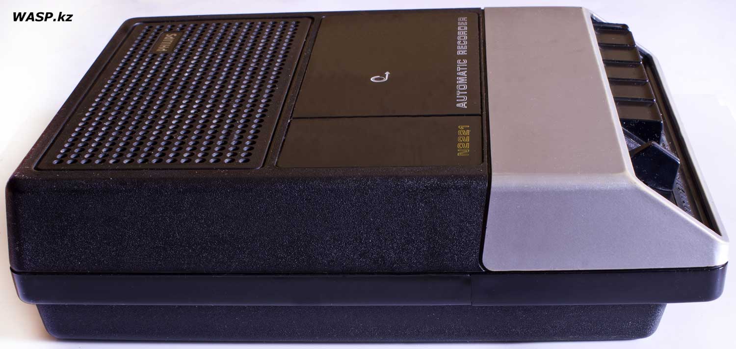 Philips N2221 обзор, магнитофон 1974 года