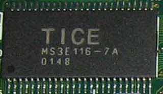 TICE MS3E 116 – 7A память SDRAM на видеокарте Manli