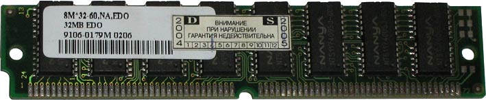 Nanya NT511740D5J-60S память SIMM 8M+32-60