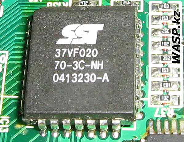 SST 37VF020 - программируемый чип флеш-памяти