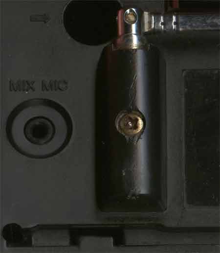 Sharp WF-969Z антенна и микрофонный разъем