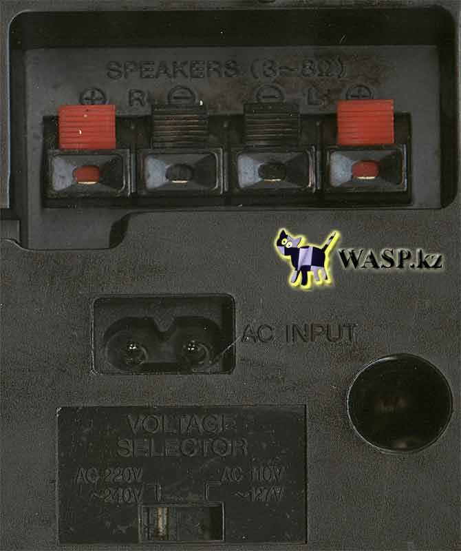 Sharp WF-969Z подключение колонок