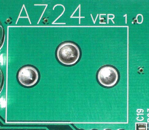 A724 ver 1.0 маркировка на карте Yamaha XG YMF724E-V